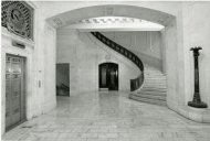 Interior of Alexander Hamilton Customs House with Staircase, by Tinsley, Jeff, 1991, Smithsonian Archives - History Div, SIA2011-1529 and 91-8289-11.