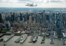 Shuttle Enterprise Flight to New York
