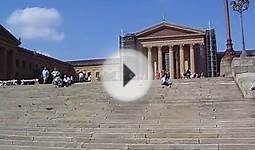 Rocky steps at the Philadelphia Art Museum in Pennsylvania