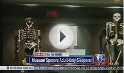 VIDEO: NY museum hosts adult-only sleepover
